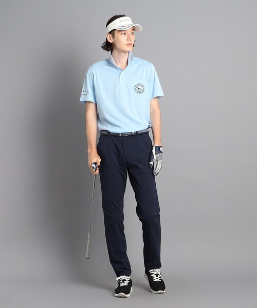 adabat（アダバット）の「◆【吸水速乾／UVカット】ポケットあり 衿裏デザイン 半袖ポロシャツ（ポロシャツ・メンズ・ライトブルー/ホワイト/ダークネイビー/ピンク系・52/50/48/46/54）」の13枚目の写真