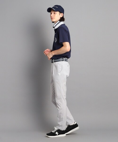 adabat（アダバット）の「◆【吸水速乾／UVカット】ポケットあり 衿裏デザイン 半袖ポロシャツ（ポロシャツ・メンズ・ライトブルー/ホワイト/ダークネイビー/ピンク系・52/50/48/46/54）」の9枚目の写真