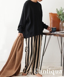 antiqua | 綿100%ストライプ柄ルームウェア(ルームウェア/パジャマ)