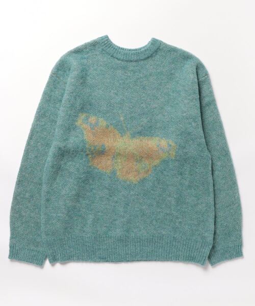 oblekt（オブレクト）の「MOHAIR BRUSHED KNIT（ニット/セーター・レディース・オレンジ/グリーン・FREE）」の13枚目の写真