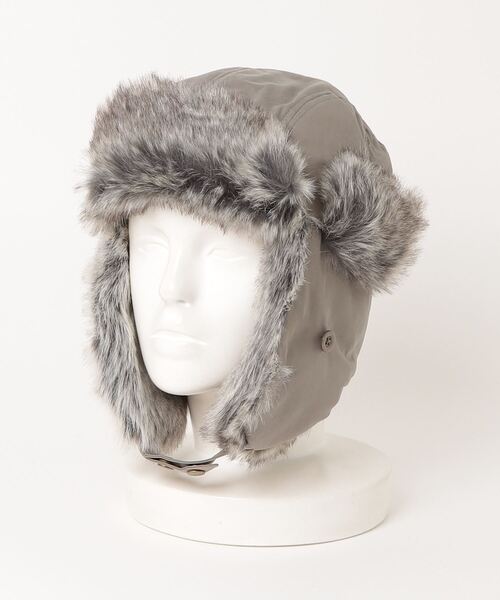 milsa（ミルサ）の「milsa/ミルサ キャップ トラッパーハット  234061208（キャップ・レディース・ブラック/オリーブ/グレー/ベージュ/ブラウン・FREE）」の8枚目の写真