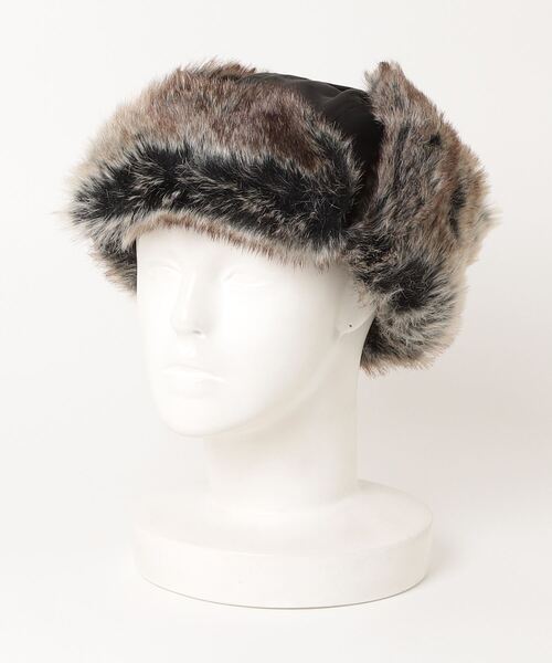 milsa（ミルサ）の「milsa/ミルサ キャップ トラッパーハット  234061208（キャップ・レディース・ブラック/オリーブ/グレー/ベージュ/ブラウン・FREE）」の19枚目の写真