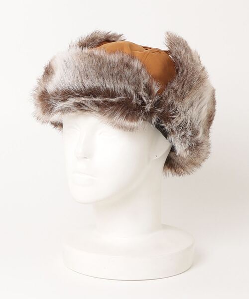 milsa（ミルサ）の「milsa/ミルサ キャップ トラッパーハット  234061208（キャップ・レディース・ブラック/オリーブ/グレー/ベージュ/ブラウン・FREE）」の21枚目の写真