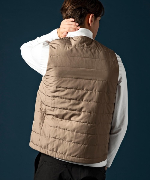 Kappa（カッパ）の「Kappa(カッパ)RDKパディングベスト（ベスト・メンズ・ブラック/カーキ/ネイビー/ベージュ・L/XL/M）」の6枚目の写真