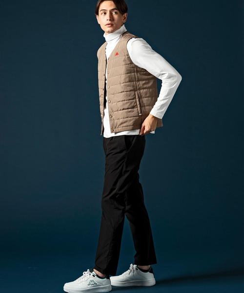 Kappa（カッパ）の「Kappa(カッパ)RDKパディングベスト（ベスト・メンズ・ブラック/カーキ/ネイビー/ベージュ・L/XL/M）」の8枚目の写真