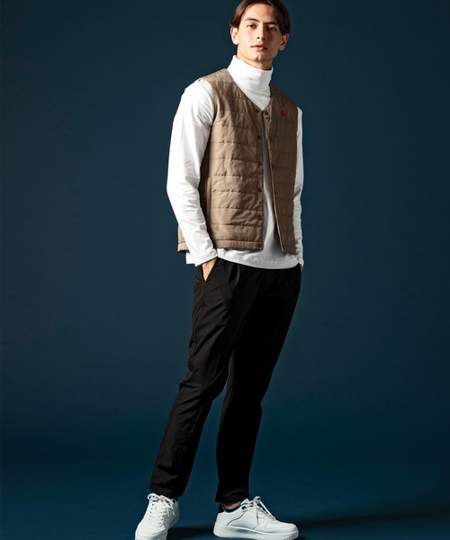 Kappa（カッパ）の「Kappa(カッパ)RDKパディングベスト（ベスト・メンズ・ブラック/カーキ/ネイビー/ベージュ・L/XL/M）」の10枚目の写真