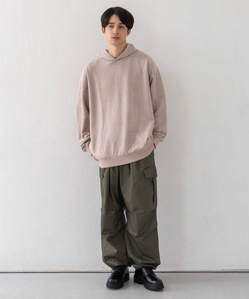 LAKOLE（ラコレ）の「TCツイルワイドカーゴパンツ / 970519（カーゴパンツ・メンズ・オリーブ/グレー/ブラック・MEDIUM/LARGE/X-LARGE）」の4枚目の写真