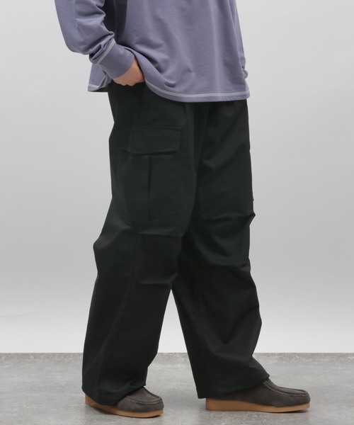 LAKOLE（ラコレ）の「TCツイルワイドカーゴパンツ / 970519（カーゴパンツ・メンズ・オリーブ/グレー/ブラック・MEDIUM/LARGE/X-LARGE）」の7枚目の写真