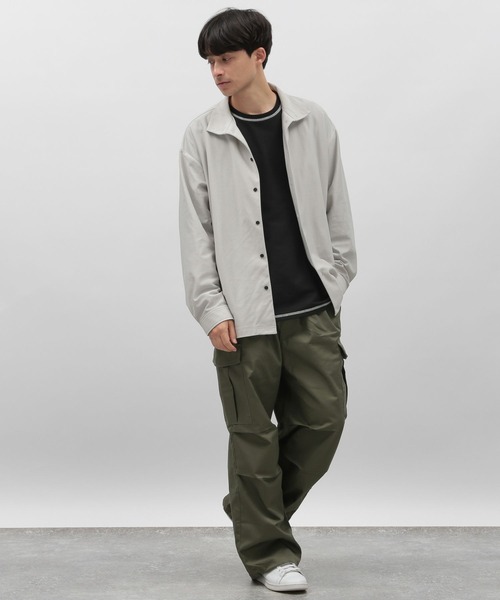 LAKOLE（ラコレ）の「TCツイルワイドカーゴパンツ / 970519（カーゴパンツ・メンズ・オリーブ/グレー/ブラック・MEDIUM/LARGE/X-LARGE）」の11枚目の写真