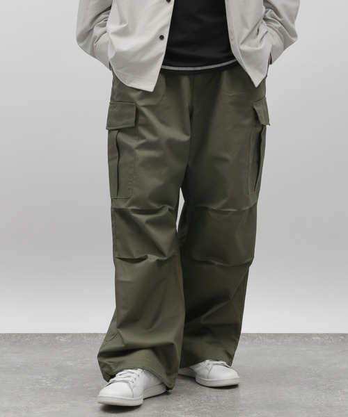 LAKOLE（ラコレ）の「TCツイルワイドカーゴパンツ / 970519（カーゴパンツ・メンズ・オリーブ/グレー/ブラック・MEDIUM/LARGE/X-LARGE）」の13枚目の写真