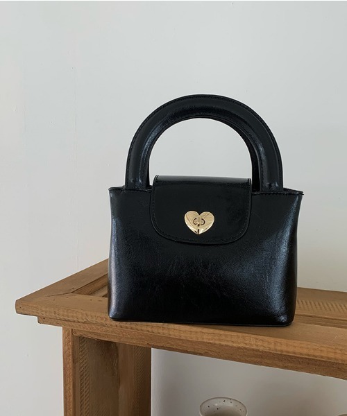 gossip！ロサンゼルス（ゴシップロサンゼルス）の「ハートロック２WAYBAG（ハンドバッグ・レディース・ブラック/ホワイト・FREE）」の6枚目の写真