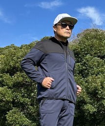 極美品　obsidian（オブシディアンゴルフ）キルティングジップアップブルゾン obsidian（オブシディアンゴルフ）キルティングジップアップブルゾン