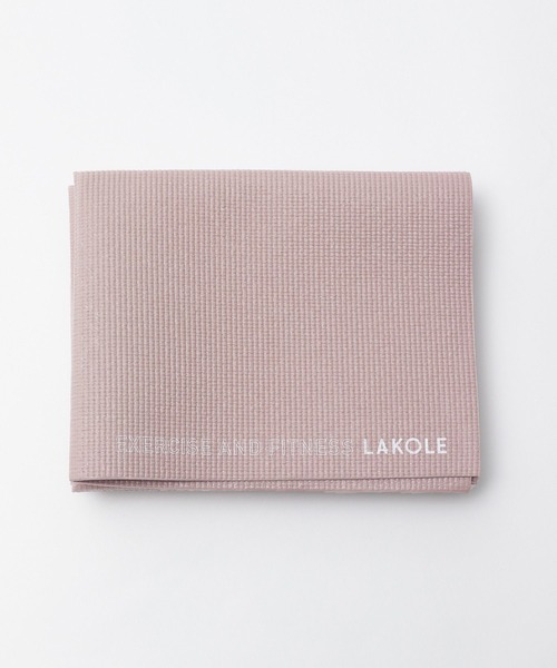 LAKOLE（ラコレ）の「折りたたみヨガマット / 978911（スポーツグッズ・レディース・グレー/オフホワイト/ブラック・FREE）」の4枚目の写真