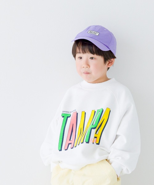 LOWRYS FARM（ローリーズファーム）の「ＴＣラグランプルオーバーロングスリーブ　975181（スウェット・キッズ・ホワイト/グレー/チャコールグレー・110cm/120cm/130cm/140cm/150cm）」の2枚目の写真