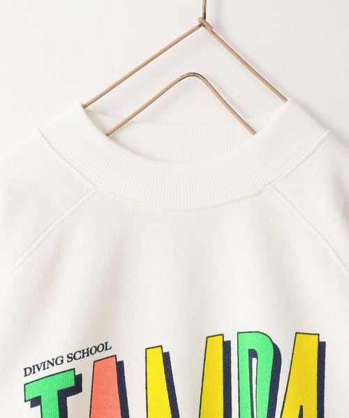 LOWRYS FARM（ローリーズファーム）の「ＴＣラグランプルオーバーロングスリーブ　975181（スウェット・キッズ・ホワイト/グレー/チャコールグレー・110cm/120cm/130cm/140cm/150cm）」の6枚目の写真