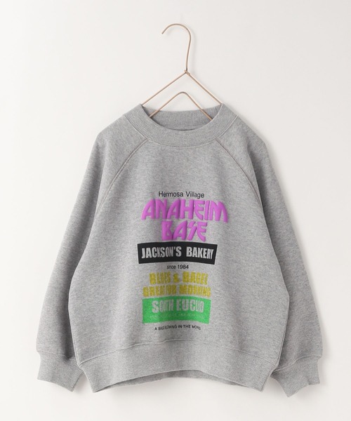 LOWRYS FARM（ローリーズファーム）の「ＴＣラグランプルオーバーロングスリーブ　975181（スウェット・キッズ・ホワイト/グレー/チャコールグレー・110cm/120cm/130cm/140cm/150cm）」の12枚目の写真