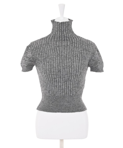 Narcissus（ナルシス）の「【Narcissus】ハンソデニット（ニット/セーター・レディース・ブラック/グレー・FREE）」の12枚目の写真