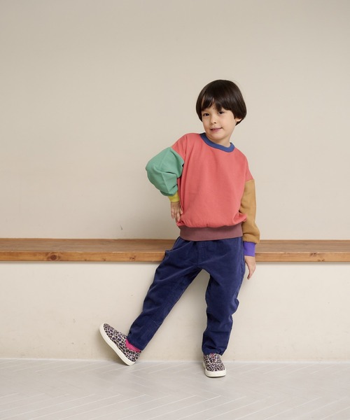 BIG FIELD（ビッグフィールド）の「コールテンマチツキテーパードパンツ（80～150cm）（その他パンツ・キッズ・カーキ/ピンク/チャコール/ネイビー/イエロー/サンドベージュ・80/90/95/100/110/120/130/140/150）」の15枚目の写真