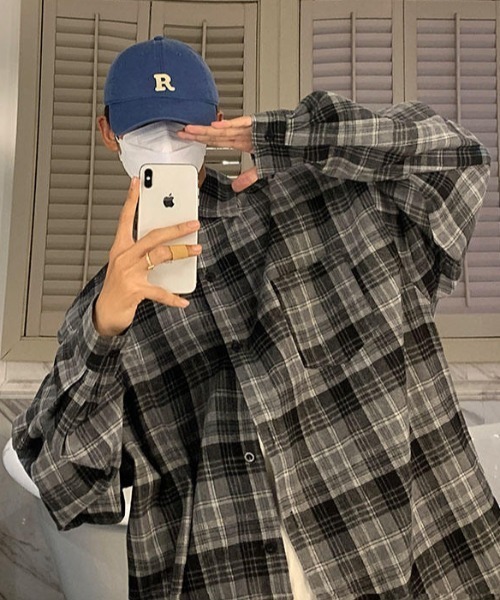 MGV(エムジーヴィー)の「マルチチェックシャツ(シャツ/ブラウス・メンズ・ブルー/ホワイト/グレー・X-LARGE/LARGE/MEDIUM)」の15枚目の写真