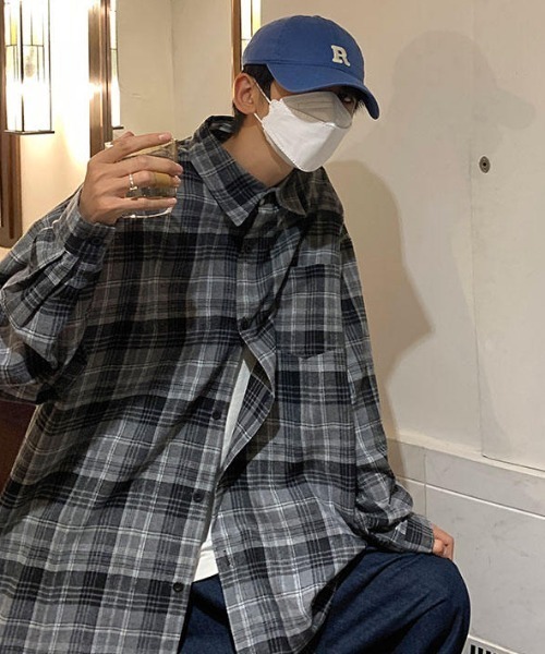 MGV(エムジーヴィー)の「マルチチェックシャツ(シャツ/ブラウス・メンズ・ブルー/ホワイト/グレー・X-LARGE/LARGE/MEDIUM)」の16枚目の写真