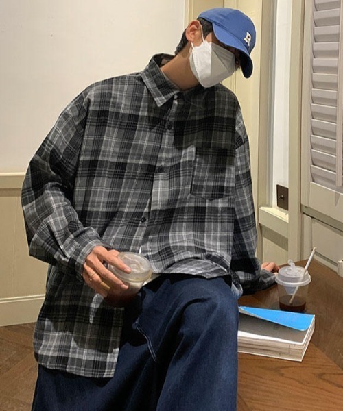 MGV(エムジーヴィー)の「マルチチェックシャツ(シャツ/ブラウス・メンズ・ブルー/ホワイト/グレー・X-LARGE/LARGE/MEDIUM)」の18枚目の写真