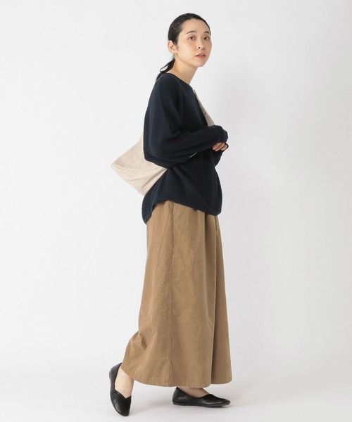 studio CLIP（スタディオクリップ）の「【マシンウォッシャブル/イージーケア】ケアコーデュロイスカーチョ（その他パンツ・レディース・オフホワイト/ネイビー/ベージュ・LARGE/MEDIUM）」の6枚目の写真