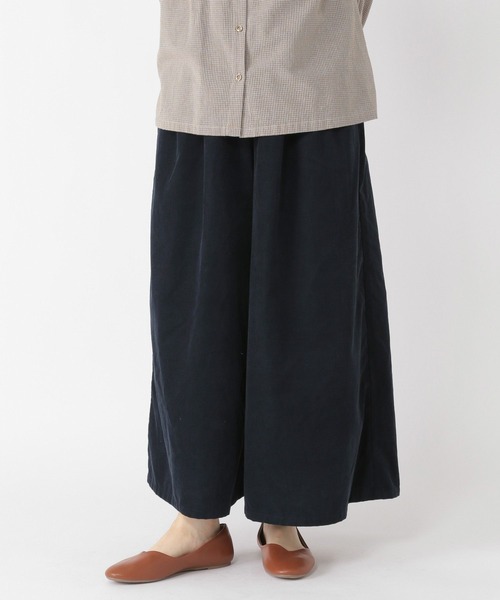 studio CLIP（スタディオクリップ）の「【マシンウォッシャブル/イージーケア】ケアコーデュロイスカーチョ（その他パンツ・レディース・オフホワイト/ネイビー/ベージュ・LARGE/MEDIUM）」の10枚目の写真