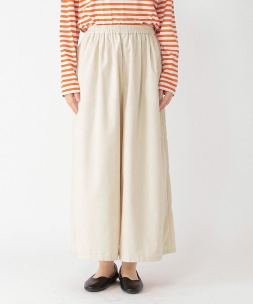 studio CLIP（スタディオクリップ）の「【マシンウォッシャブル/イージーケア】ケアコーデュロイスカーチョ（その他パンツ・レディース・オフホワイト/ネイビー/ベージュ・LARGE/MEDIUM）」の11枚目の写真