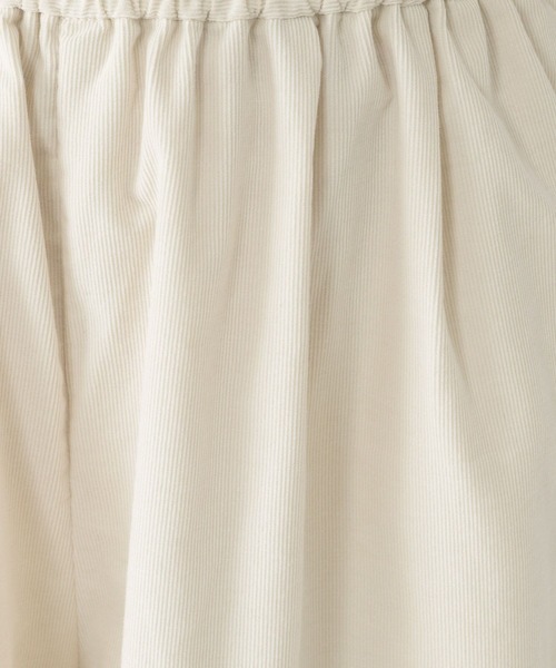 studio CLIP（スタディオクリップ）の「【マシンウォッシャブル/イージーケア】ケアコーデュロイスカーチョ（その他パンツ・レディース・オフホワイト/ネイビー/ベージュ・LARGE/MEDIUM）」の19枚目の写真