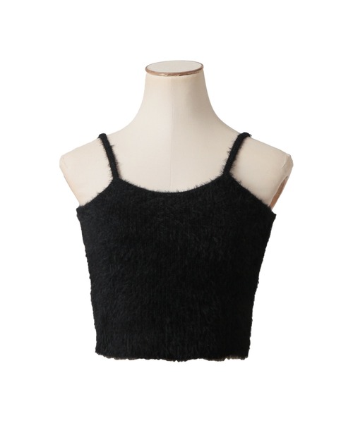 Julia Boutique（ジュリアブティック）の「チェーン付きシャギーニットカーディガン+キャミソールセット/23507（アンサンブル・レディース・オフホワイト/ブラック・ONE）」の19枚目の写真