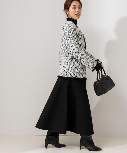 NOLLEY’S（ノーリーズ）の「◇【WEB限定】【john branigan/ジョン ブラニガン】ノーカラージャケット（ノーカラージャケット・レディース・ブルー系その他7/ブラック系その他3・FREE）」の12枚目の写真