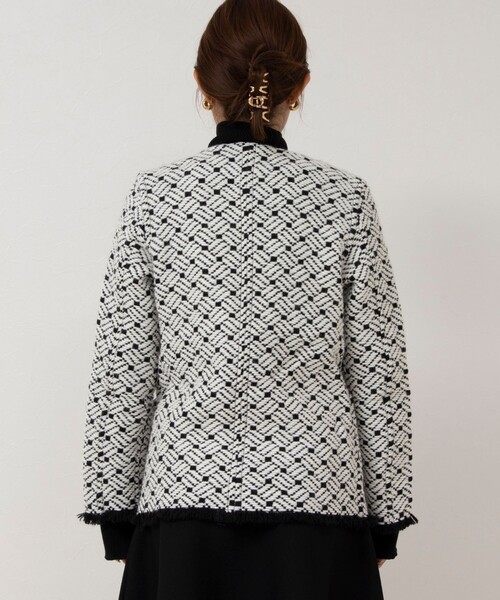 NOLLEY’S（ノーリーズ）の「◇【WEB限定】【john branigan/ジョン ブラニガン】ノーカラージャケット（ノーカラージャケット・レディース・ブルー系その他7/ブラック系その他3・FREE）」の22枚目の写真