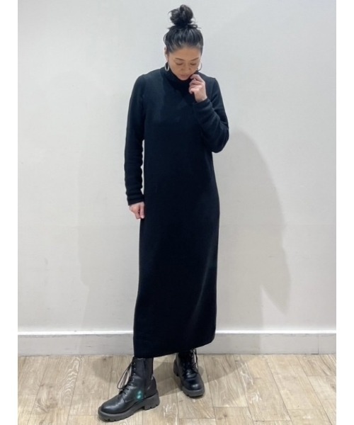 KRIZIA　MAGLIA　カシミヤ　タートルネック　ニット　長袖　ワンピース STB1124F0907_zo_a100.jpg