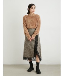 送料込/関税込■SELF PORTRAIT■レーストリム サテンガウン 吉岡里帆さん着用】Self Portrait セルフポートレート Leaf