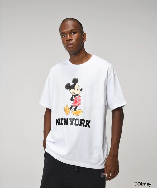 BOW WOW（バウワウ）の「×RECOGNIZE MICKEY MOUSE NEW YORK TEE（Tシャツ/カットソー・メンズ・ホワイト・M/L/XL）」の5枚目の写真