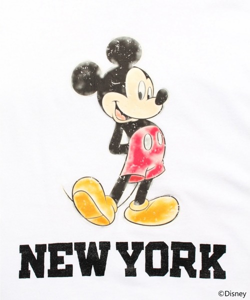 BOW WOW（バウワウ）の「×RECOGNIZE MICKEY MOUSE NEW YORK TEE（Tシャツ/カットソー・メンズ・ホワイト・M/L/XL）」の10枚目の写真