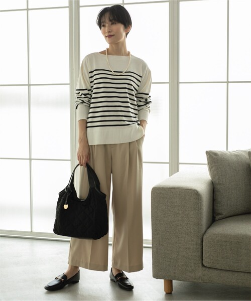 OPAQUE.CLIP(オペークドットクリップ)の「◆【フェイクファー/キルティング】くり手ミドルトートバッグ(トートバッグ・レディース・グレー/ベージュ系その他2/ブラック/チャコール/グリーン系その他3/ベージュ・00)」の10枚目の写真