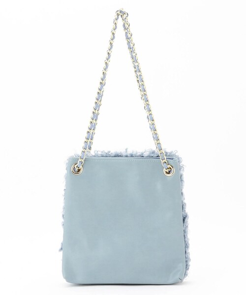 &Bridge(アンドブリッジ)の「Cachellier 異素材チェーンショルダーバッグ(ショルダーバッグ・レディース・ライトブルー・99)」の4枚目の写真