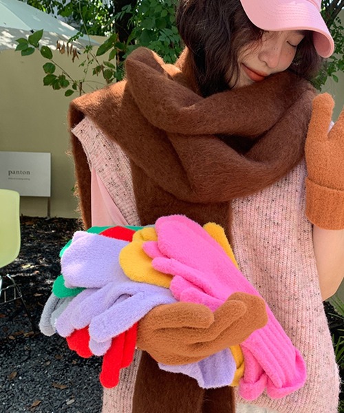 Revo.（レボ）の「【スマホが使える指空き手袋】3本指 ミトン グローブ