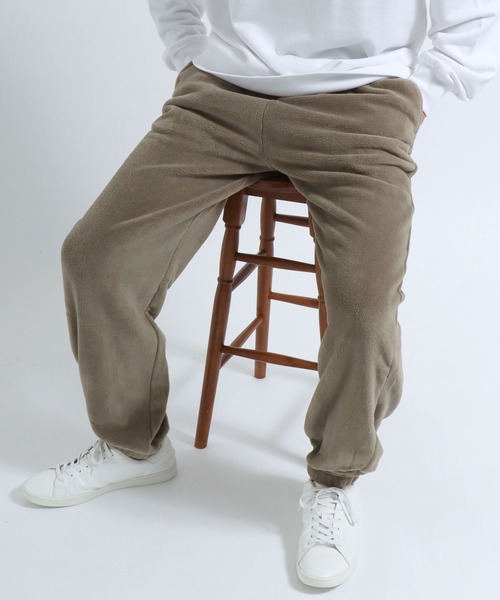 Salong hameu(サロン ハミュー)の「シルキーボアフリースパンツ メンズ レディース/イージーパンツ/ルームウェア(その他パンツ・メンズ・チャコールグレー/ネイビー/ブラック/モカ・M/L/LL)」の19枚目の写真