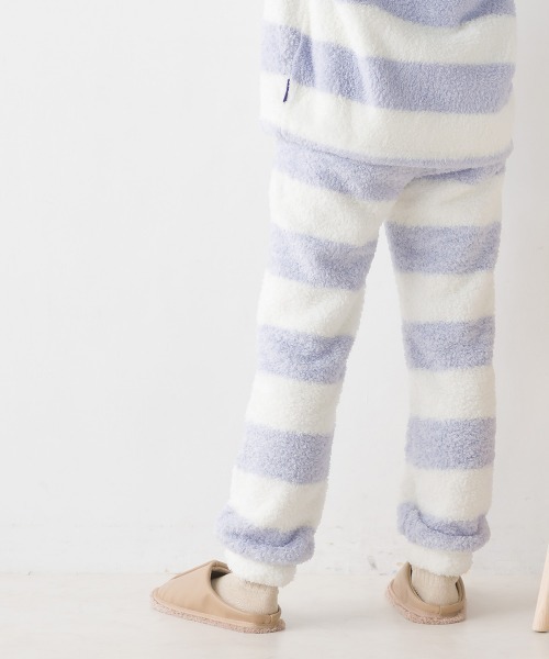 OMNES（オムネス）の「あったかふわシャギーパンツ（その他パンツ・レディース・ホワイト×ブルー/チャコール/ピンク/ネイビー・MEDIUM/LARGE）」の8枚目の写真