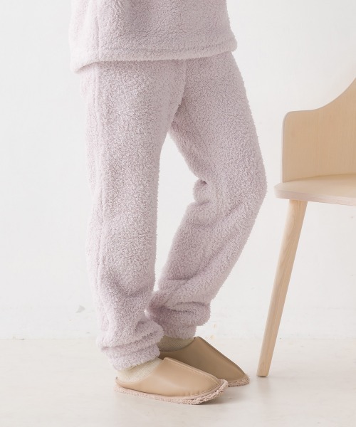 OMNES（オムネス）の「あったかふわシャギーパンツ（その他パンツ・レディース・ホワイト×ブルー/チャコール/ピンク/ネイビー・MEDIUM/LARGE）」の21枚目の写真