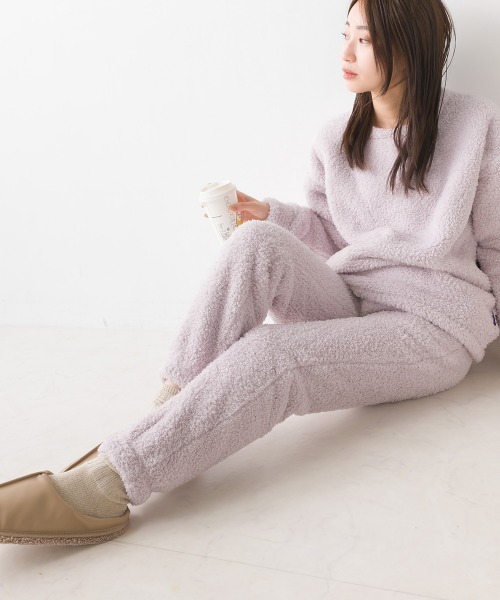 OMNES（オムネス）の「あったかふわシャギーパンツ（その他パンツ・レディース・ホワイト×ブルー/チャコール/ピンク/ネイビー・MEDIUM/LARGE）」の22枚目の写真