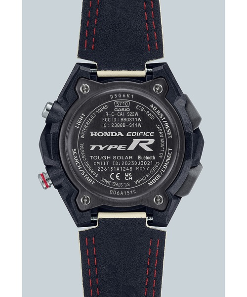 EDIFICE(エディフィス)の「Honda TYPE R Edition / ECB-2200HTR-1AJR(アナログ腕時計・メンズ・ブラック×ホワイト・FREE)」の5枚目の写真