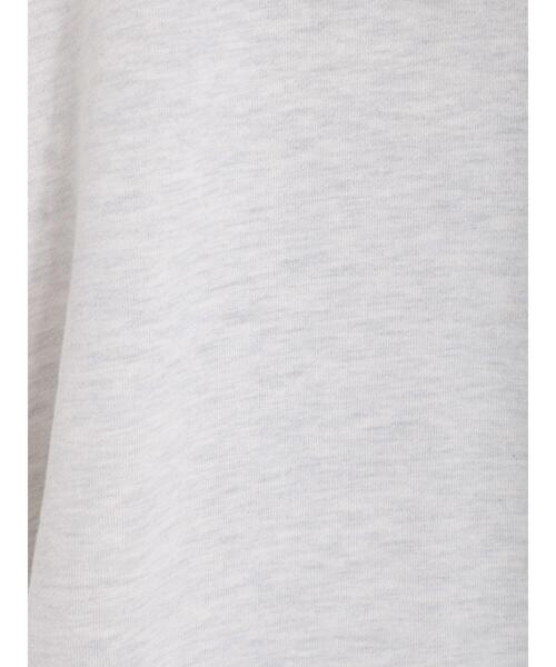 Samansa Mos2(サマンサ モスモス)の「裏起毛コクーンパーカー(Tシャツ/カットソー・レディース・チャコールグレー/グレー/キナリ・F)」の20枚目の写真