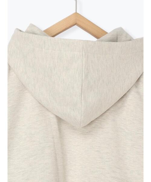 Samansa Mos2(サマンサ モスモス)の「裏起毛コクーンパーカー(Tシャツ/カットソー・レディース・チャコールグレー/グレー/キナリ・F)」の21枚目の写真