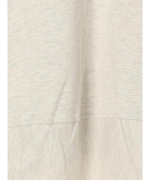 Samansa Mos2(サマンサ モスモス)の「裏起毛コクーンパーカー(Tシャツ/カットソー・レディース・チャコールグレー/グレー/キナリ・F)」の9枚目の写真