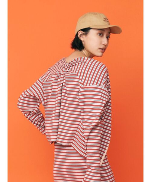 Ungrid（アングリッド）の「【WEB限定】レイヤードテレコキャミワンピース（ワンピース・レディース・グリーン/ブルー/ブラック/レッド・FREE）」の18枚目の写真