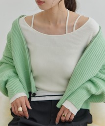 VIS | 【2WAY】アシメストラップカットソー(Tシャツ/カットソー)