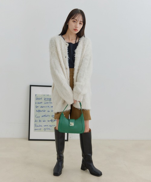 VIS(ビス)の「【2WAY】アシメストラップカットソー(Tシャツ/カットソー・レディース・キナリ/ブラック・FREE)」の5枚目の写真